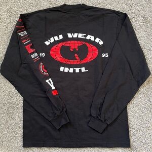 🔴Wu-Wear Shirt Size Small Longsleeves Wu-Tang International Rza Gza ODB